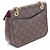 Borsa a Spalla Passy Louis Vuitton Marrone Nero Monogramma - vista 2