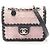Borsa a Spalla Chanel in Nero e Rosa