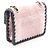 Borsa a Spalla Chanel in Nero e Rosa - vista 2