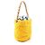 Borsa a spalla bucket Louis Vuitton LV Vacation a bordo piscina Marrone Arancione - vista 2