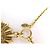 VINTAGE COLLIER CHANEL CHAINE MEDAILLON SOLEIL LOGO CC COCO MARK METAL NECKLACE Doré - vue 5