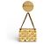 VINTAGE CHANEL MEDAILLON CHARME CC BROSCHE TIMELESS 1986 DE CASTELLANE Golden - Ansicht 2