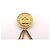 VINTAGE CHANEL MEDAILLON CHARME CC BROSCHE TIMELESS 1986 DE CASTELLANE Golden - Ansicht 5
