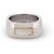 VINTAGE DINH VAN QUADRAT RING T51 SILBER 925 & PERLMUTT - Ansicht 2