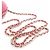 Timeless Borsa Clutch a Catena Chanel in Pelle di Agnello Rosa - vista 7