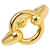 Hermès Mors Schalring Golden Metall