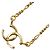Collana Vintage Placcata Oro CHANEL Coco Mark 1982 D'oro