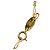 Collana Vintage Placcata Oro CHANEL Coco Mark 1982 D'oro - vista 5