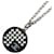 Collana in strass Chanel Coco Mark Nero Argento