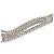 Collana in strass Chanel Coco Mark Nero Argento - vista 5