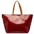 Louis Vuitton Monogram Vernis Bellevue GM Tote Bag Rot