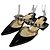 Christian Louboutin Planet Choc Flat Patent Black 36 Schwarz
