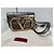 Borsa Valentino Garavani Supervee Oro in Pelle D'oro Gold hardware - vista 14