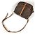 Borsa a Spalla Saumur 35 Monogram M42254 di Louis Vuitton Marrone Monogramma - vista 8