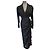 Conjunto Negro Drapado de Thierry Mugler