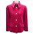 Chanel Fuchsia 2022 Chenille Cord-Jacke Pink
