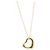 Elsa Peretti Tiffany & Co Collar Péndulo Corazón Abierto Tiffany en Oro Rosa Dorado