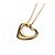 Elsa Peretti Tiffany & Co Collar Péndulo Corazón Abierto Tiffany en Oro Rosa Dorado - vista 7