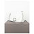 Borsa a spalla in pelle con anello in metallo Prada anni 2000 Bianco - vista 2
