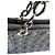Borsa a mano Christian Dior Lady Dior in pelle grigia Grigio - vista 6