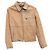 Dolce & Gabbana Lederbikerjacke hellbraun - Ansicht 3