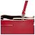 Fendi Rote Leder Peekaboo Clutch Crossbody - Ansicht 10