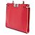 Fendi Rote Leder Peekaboo Clutch Crossbody - Ansicht 2