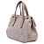 Borsa a tracolla in tela rivestita Anagram marrone LOEWE Taupe - vista 2