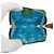 Monedero Hermès de seda Epsom verde Azap Azul claro - vista 4