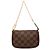 Mini Pochette Accessoires Damier Ebene Marrone Louis Vuitton