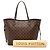 Louis Vuitton Brown Damier Ebene Neverfull MM - view 8