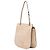 Borsa a spalla in pelle beige Rockstud di Valentino - vista 2