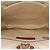 Borsa a spalla in pelle beige Rockstud di Valentino - vista 4