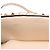 Borsa a spalla in pelle beige Rockstud di Valentino - vista 7