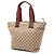 Gucci Braune GG Canvas Tote Beige - Ansicht 2
