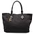 Fendi schwarze Canvas-Tasche mit Tigerdruck
