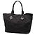 Fendi schwarze Canvas-Tasche mit Tigerdruck - Ansicht 2
