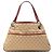 Borsa a spalla Gucci in tela GG marrone Eclipse Beige