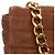 Céline Borsa a spalla monocromatica in suede marrone Celine - vista 8