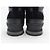 STIVALI ALLA CAVIGLIA LOUIS VUITTON HARLEM MONOGRAM ECLIPSE 6.5 41.5 FR Nero - vista 5