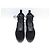 STIVALI ALLA CAVIGLIA LOUIS VUITTON HARLEM MONOGRAM ECLIPSE 6.5 41.5 FR Nero - vista 6