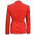 Theory Hidden-Buttoned Blazer with Pockets in Red Wool - view 3