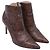 Giuseppe Zanotti Maskenada Brunette Snakeskin Ankle Boots in Brown Leather - view 3