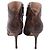 Giuseppe Zanotti Maskenada Brunette Snakeskin Ankle Boots in Brown Leather - view 5