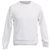 Maglione in cotone bianco con collo rotondo e striscia centrale di Thom Browne Crudo