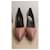 Yves Saint Laurent Escarpins Janis 105 Rose Cuir  - vue 2