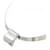 Hermès Hermes 925 Silver Necklace Silvery  - view 2