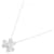 Van Cleef & Arpels Frivole Large 18K White Gold Diamond Necklace Silvery  - view 2