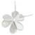 Van Cleef & Arpels Frivole Large 18K White Gold Diamond Necklace Silvery  - view 4