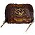 Gucci Blondie Mini Bolsa de Couro Exótico com Aba Bege x Marrom - vista 12